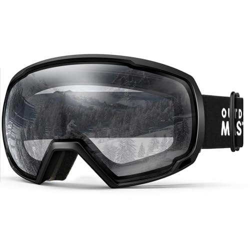 【送料無料】[OutdoorMaster] スキーゴーグル 両層レンズ ダブルレンズ 180°広視野 UV紫外線カット OTG..