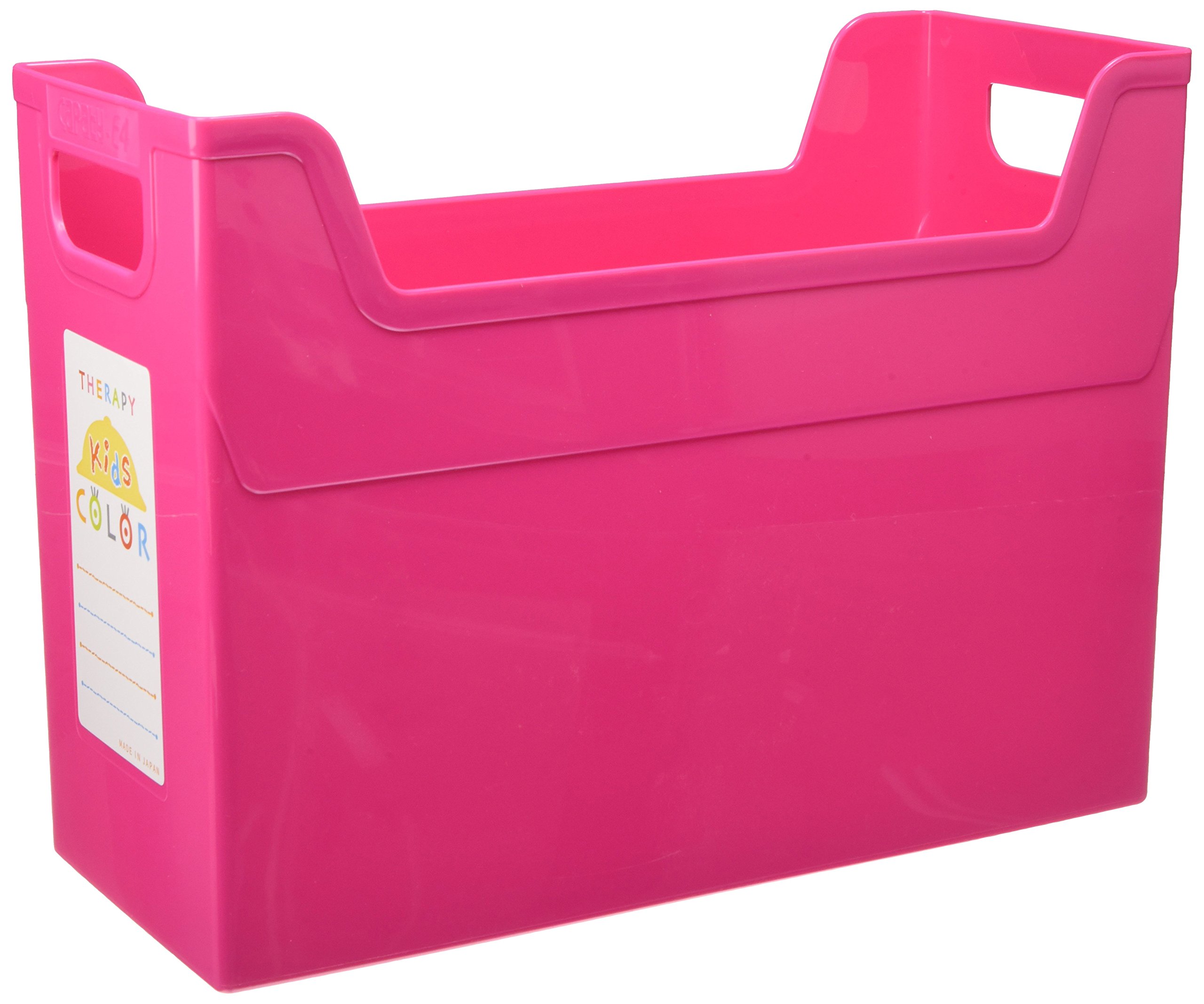 【送料無料】セラピーキッズカラーシリーズ ファイルボックス A4 フボ-TC4K 色：ピンク、サイズ：A4レ..