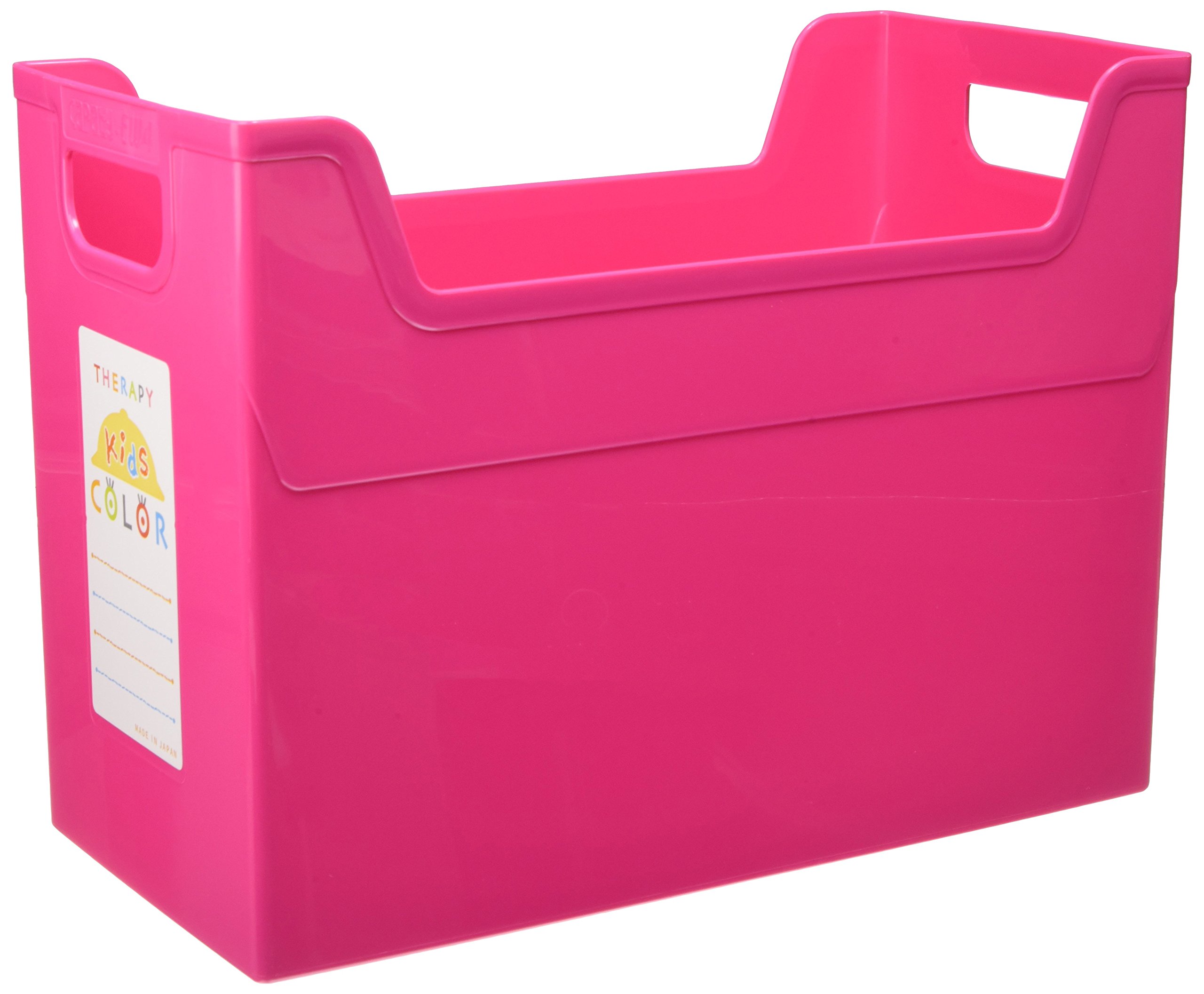 【送料無料】セラピーキッズカラーシリーズ ファイルボックス A4 フボ-TC4K 色：ピンク、サイズ：A4ワ..