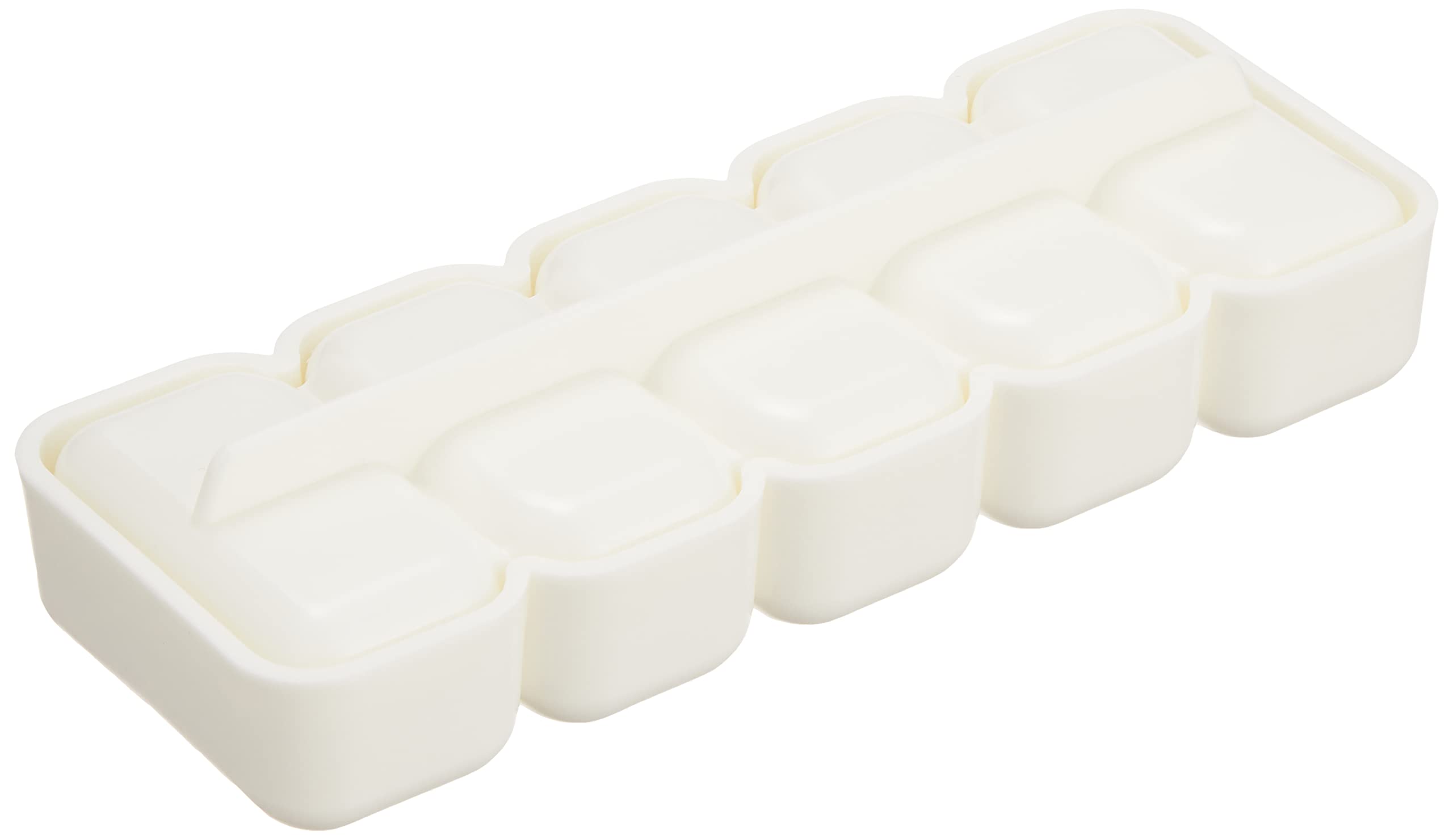 【送料無料】遠藤商事 PPにぎり寿司押型 15.2x3.8x2.5cm HSSM-NGR05 色：ホワイト、サイズ：ワンサイズ