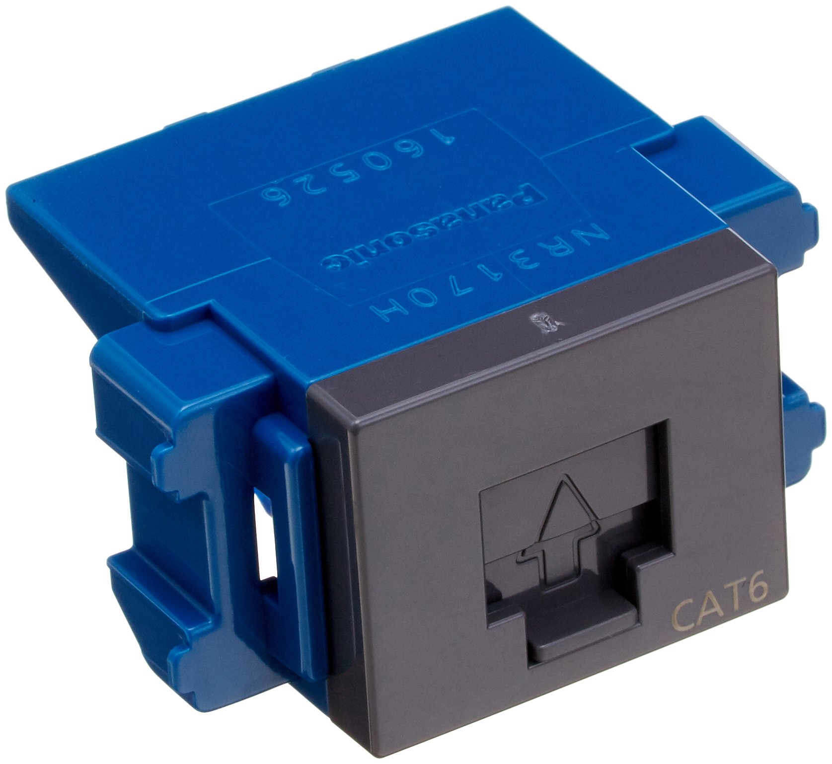 【送料無料】パナソニック(Panasonic) ぐっとす情報モジュラジャック CAT6 色：グレー