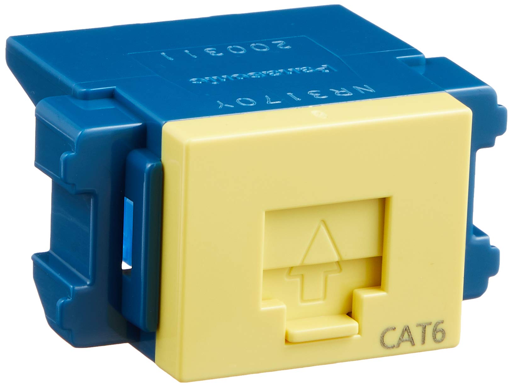 【送料無料】パナソニック(Panasonic) ぐっとす情報モジュラジャック CAT6 色：イエロー