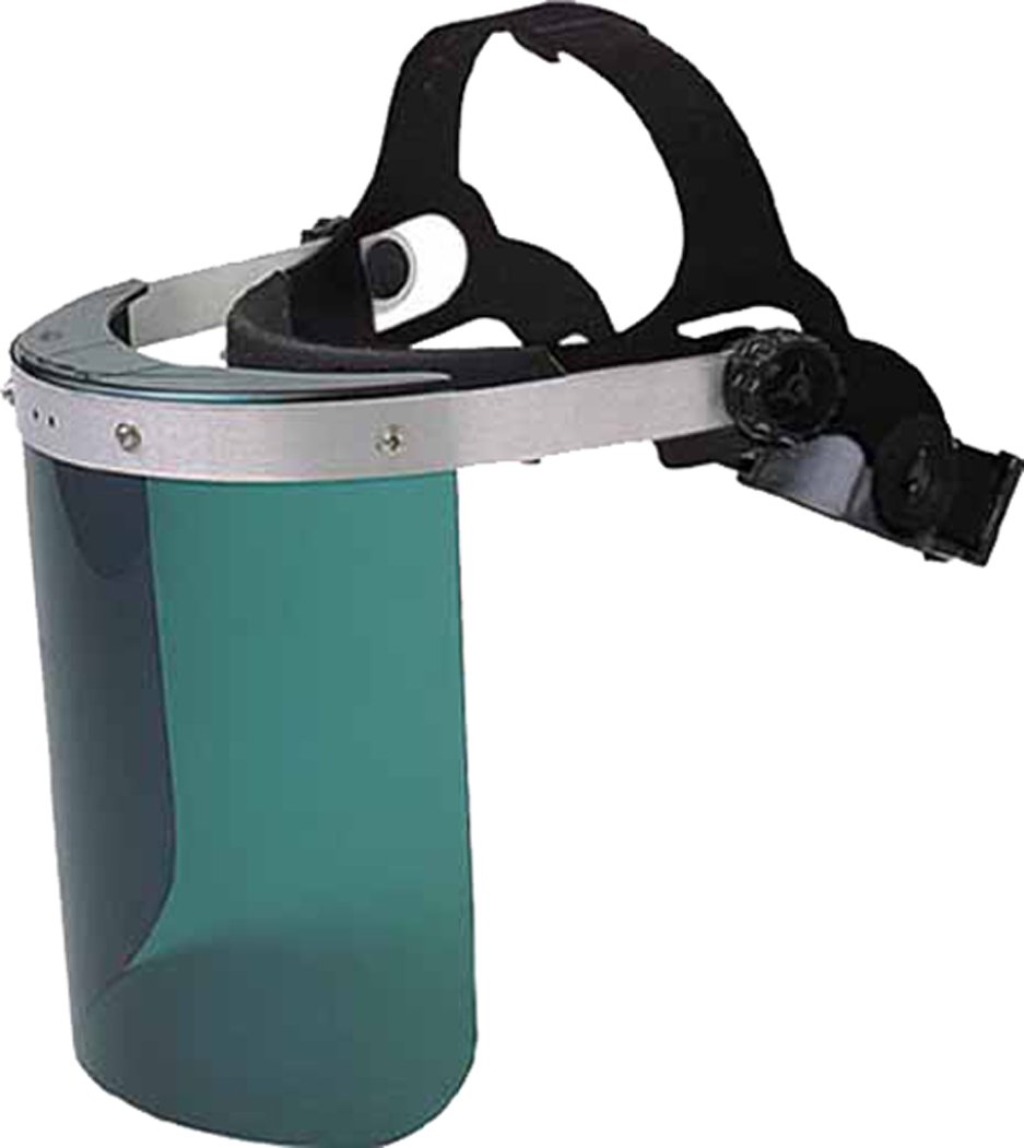 【送料無料】TRUSCO(トラスコ) 直かぶり型防災面 色：グリーン