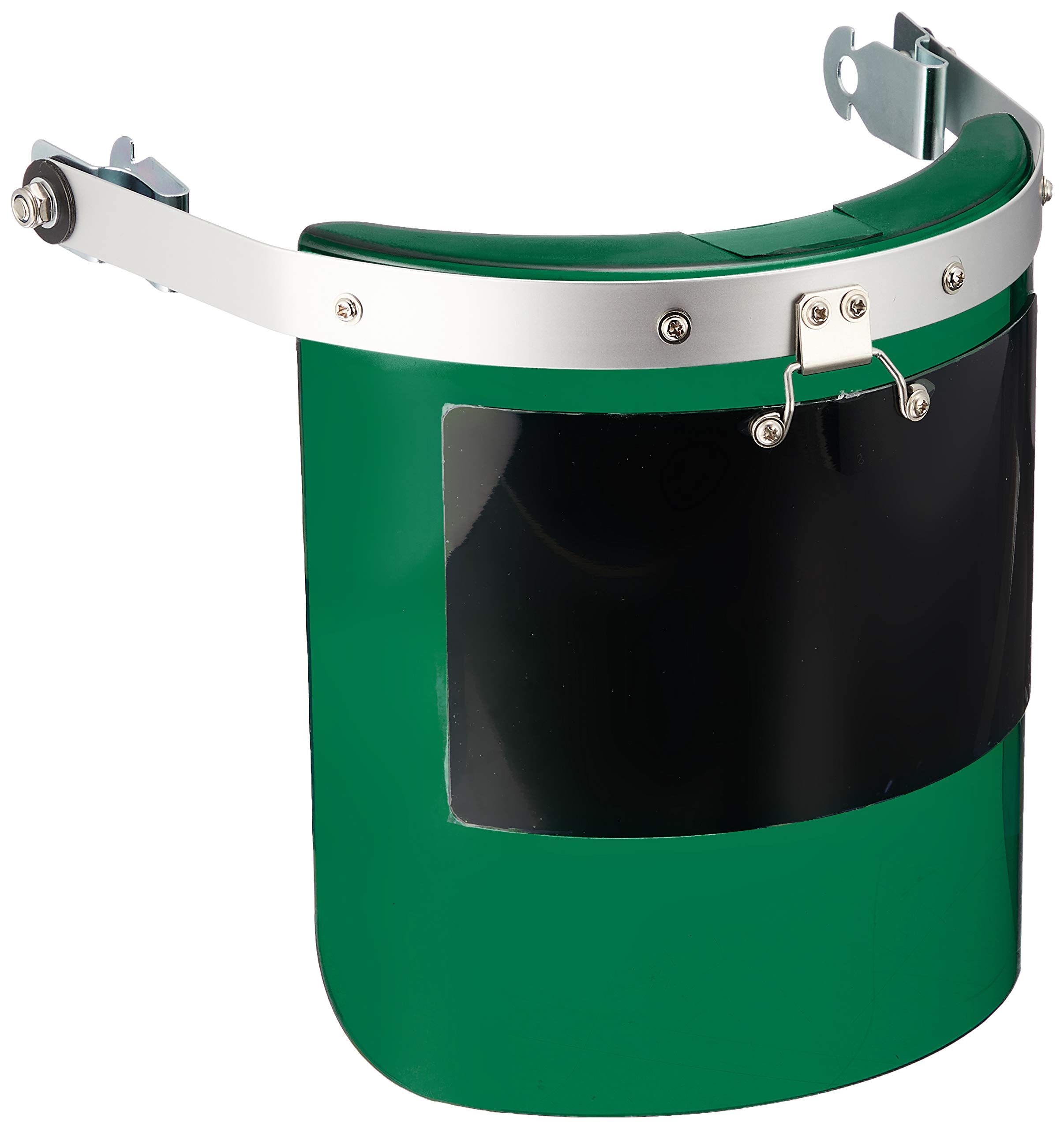 【送料無料】TRUSCO(トラスコ) ヘルメット取付型 防災面 色：グリーン