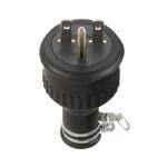 【送料無料】防水ゴムコードコネクタ・キャップ・コードコネクタボディ 色：接地2P、サイズ：15A25 ...