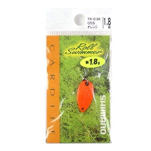 【送料無料】シマノ カーディフ エリアスプーン ロールスイマー 1.8g TR-018K ルアー 色:05S オレンジ、サイズ:1.8g