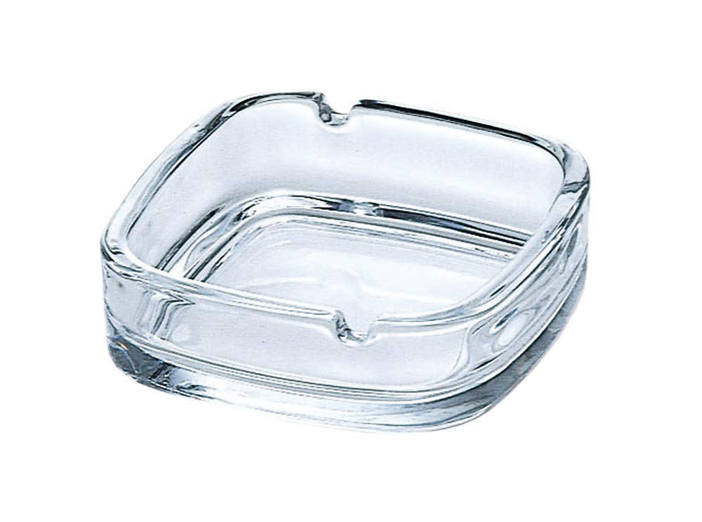 【送料無料】東洋佐々木ガラス 灰皿 アルジェ/スクエアー/フィナールなど各種 日本製 ガラス 色：スク..