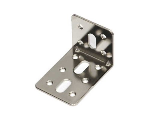 【送料無料】ハイロジック 取付金具 ステー 色：ニッケル、サイズ：2×45×43×63