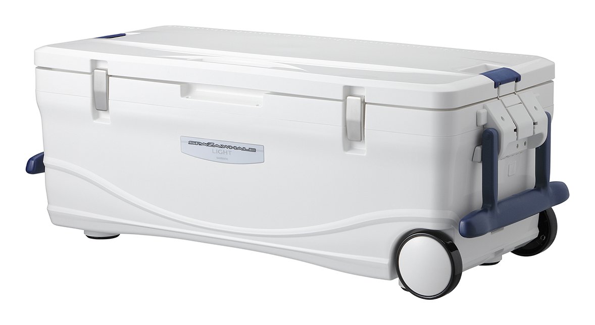 【送料無料】シマノ(SHIMANO) クーラーボックス 大型 45L スペーザ ホエール ライト キャスター付 450LC-045L 釣り用 色：ピュアホワイト、サイズ：45L