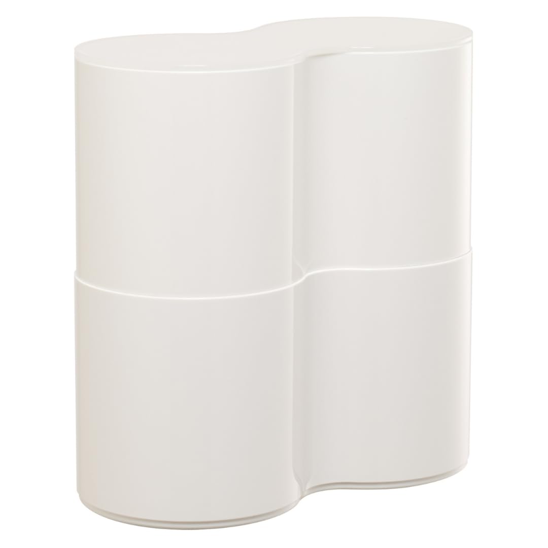 【送料無料】ISETO (伊勢藤) トイレ収納 色：ホワイト、サイズ：約25×12.9×24.9cm