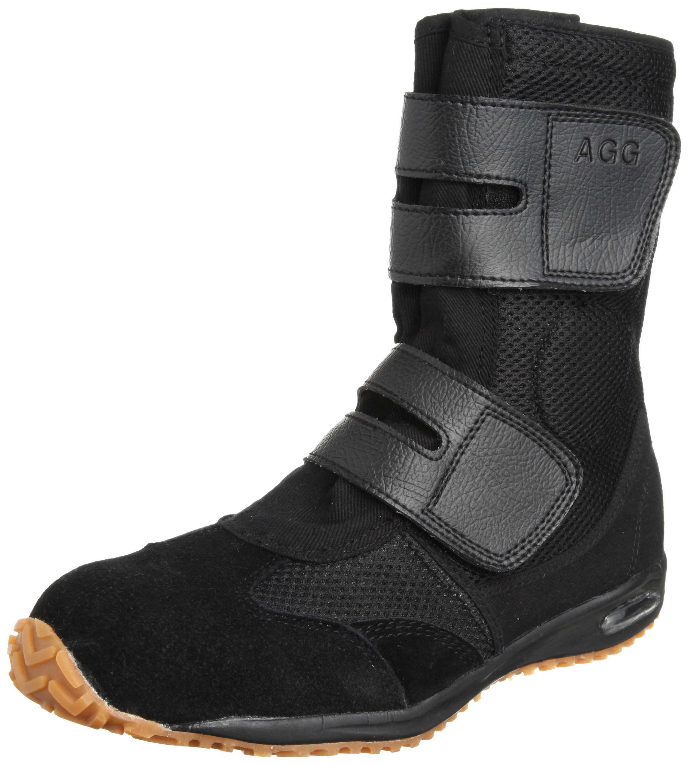 【送料無料】[Nisshin Rubber Co Ltd] 作業靴 ハイパーV #970AGG 耐油 防滑 軽量 先芯入 メンズ 色：ブラック、サイズ：28.0 cm