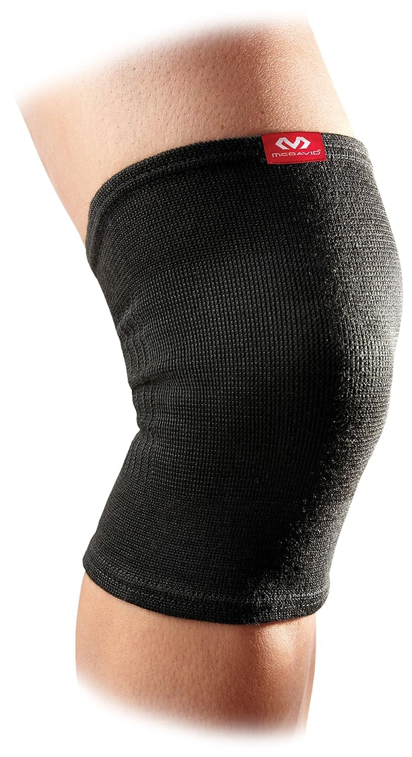 【送料無料】【東京ヤクルト 山田哲人選手 愛用ブランド】マクダビッド (McDavid) ひざ 膝 サポーター 色：ブラック、サイズ：L