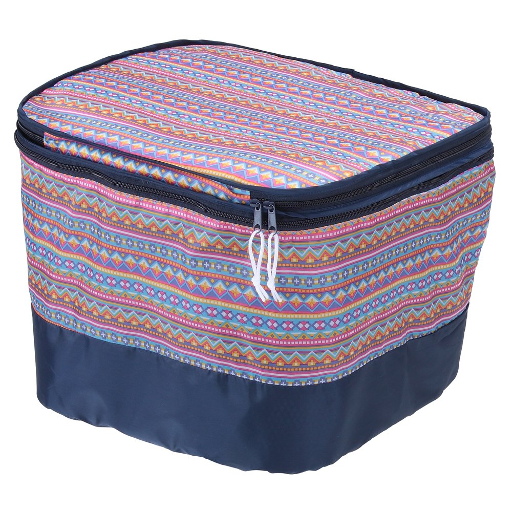 【送料無料】川住製作所 モダンアートシリーズ 前カゴカバー 2段式 色：ネイティブレッド、サイズ：(約..