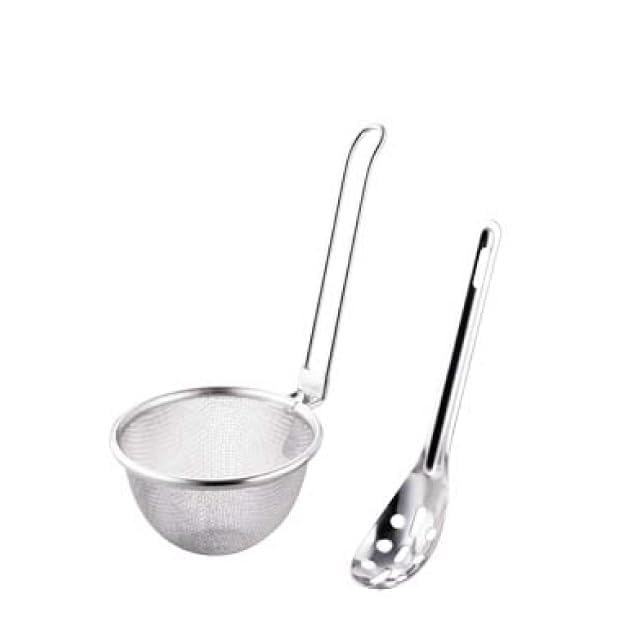 【送料無料】佐藤金属興業 SALUS デイリー みそこし スプーン付/耳付ボイルバスケット19cm 日本製 色：..