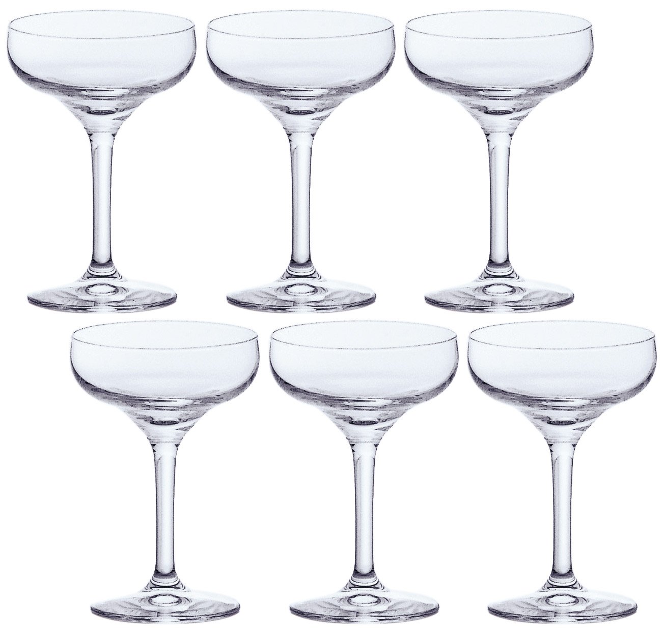 【送料無料】H・AXベーシックステム ステム 6個セット 色：透明、サイズ：シャンパン 150ml