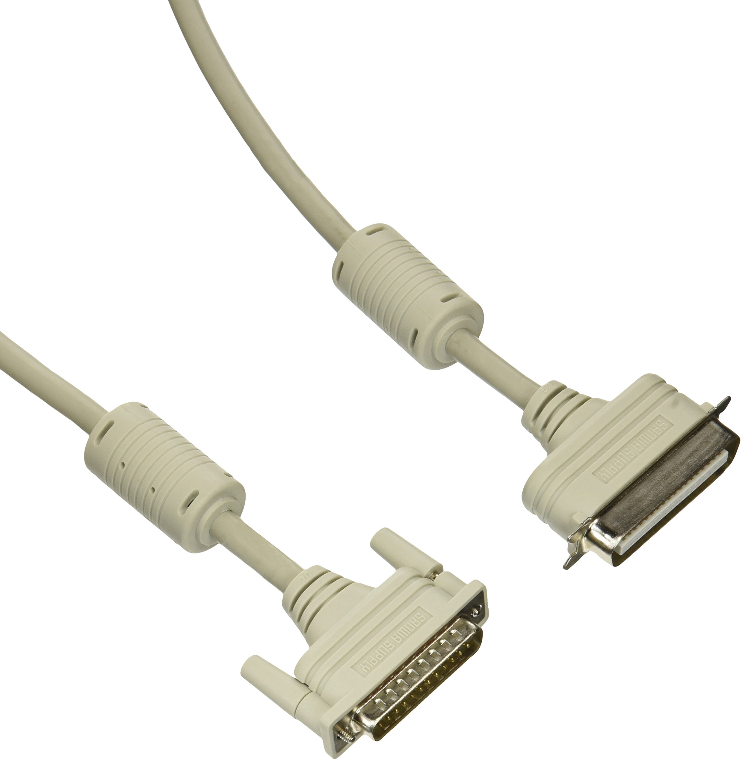 【送料無料】サンワサプライ IEEE1284プリンタケーブル ライトグレー 色：ライトグレー、サイズ：1m