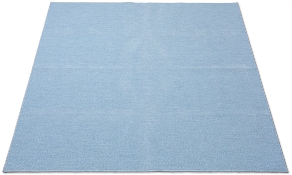 【送料無料】抗菌カーペット 江戸間 RUG 色：ブルー、サイズ：261 x 261 cm (正方形)