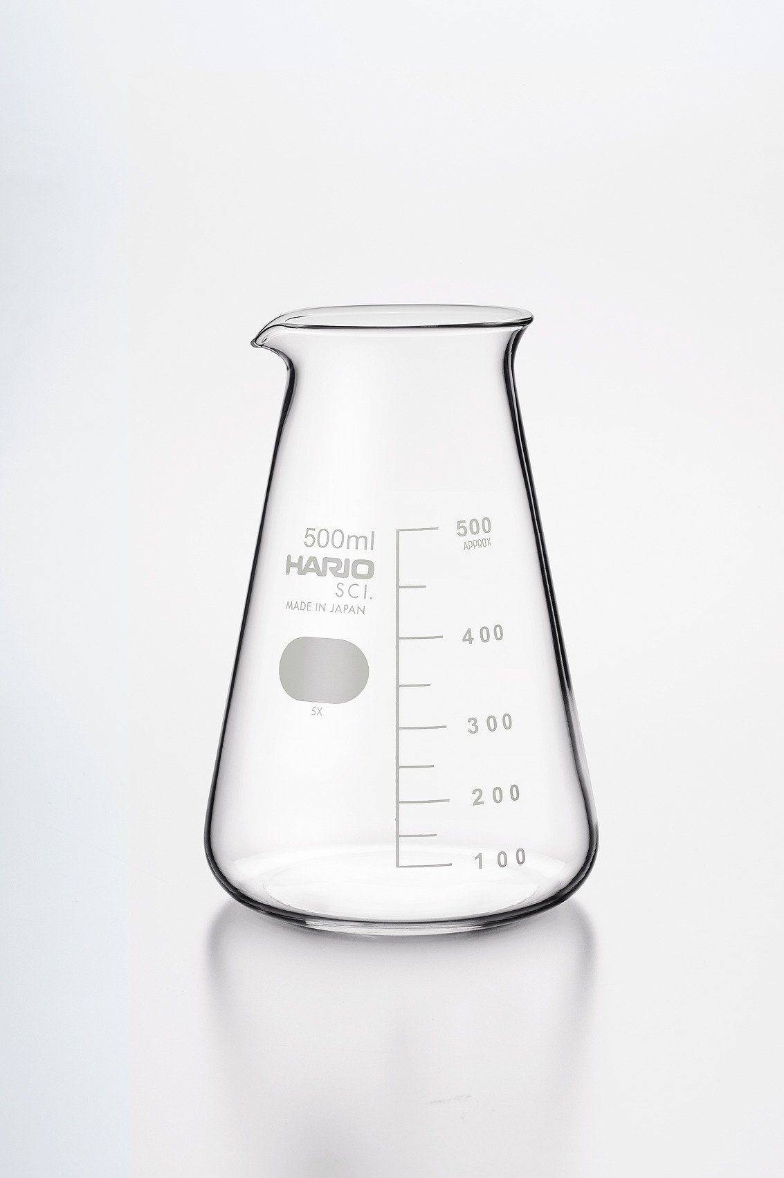 【送料無料】HARIO(ハリオ) コニカルビーカー ケース販売 サイズ：500mL