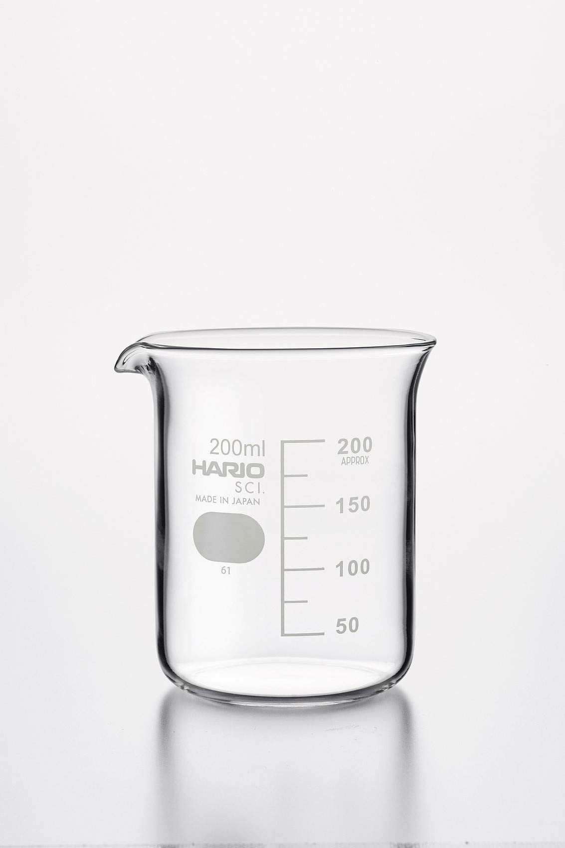 【送料無料】HARIO(ハリオ) ビーカー ケース販売 サイズ：200mL