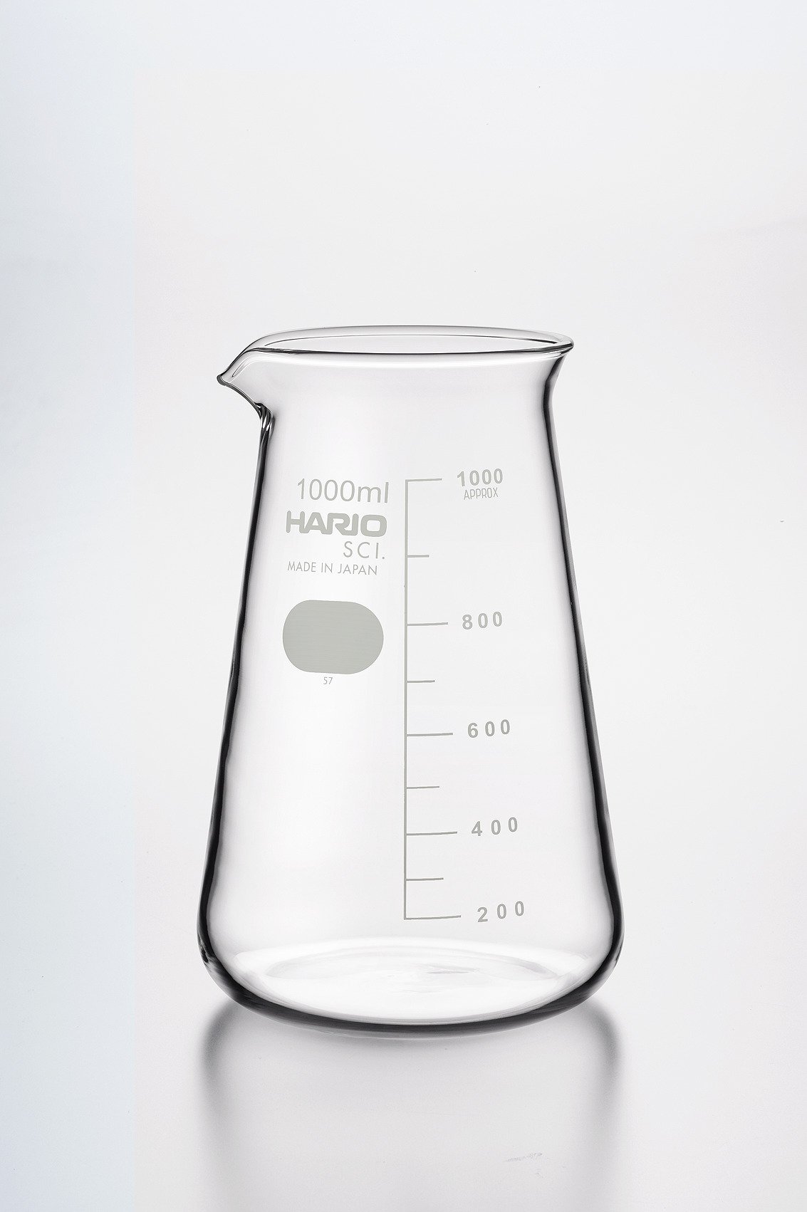 【送料無料】HARIO(ハリオ) コニカルビーカー ケース販売 サイズ：1L