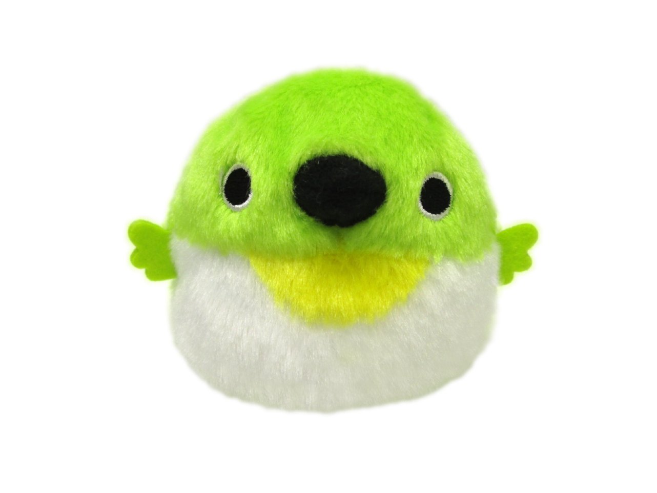 【送料無料】三英貿易 オリジナル ぬいぐるみ とりだんごシリーズ アニマル 色：メジロ、サイズ：1個 (x 1)