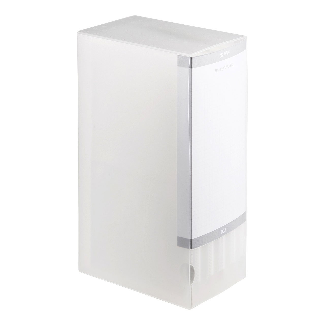 【送料無料】サンワサプライ ブルーレイディスク対応ファイルケース 色：クリア