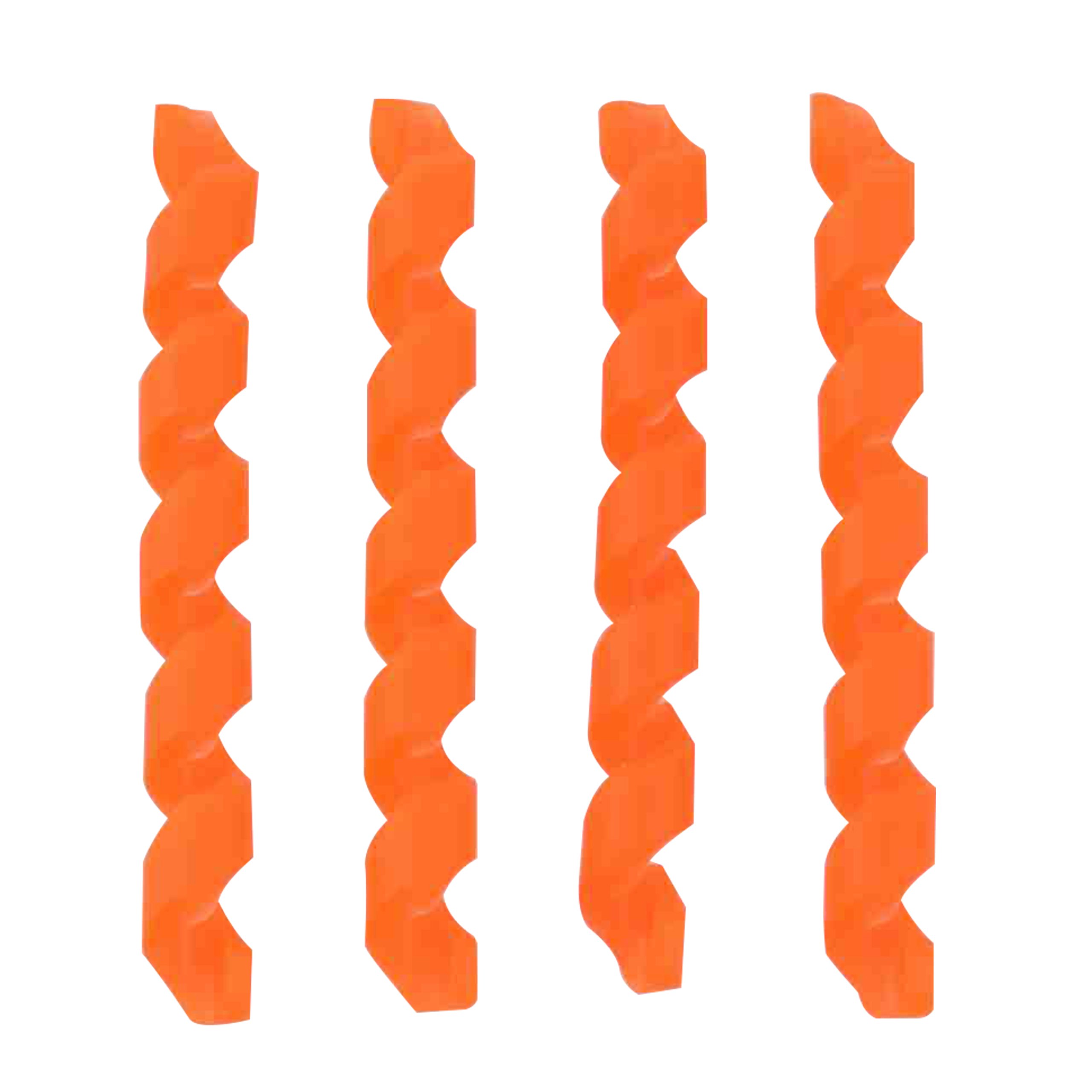 【送料無料】ノグチ(NOGUCHI) フレームプロテクター [4本入り] 色：蛍光オレンジ、サイズ：長さ/5.5cm