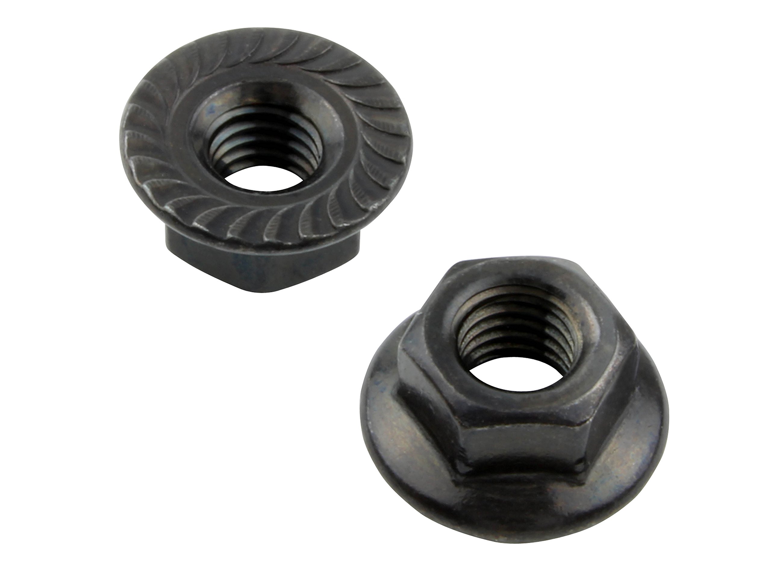 【送料無料】ポッシュ(POSH) フランジ付ナットステンレス 色：ブラック、サイズ：M5