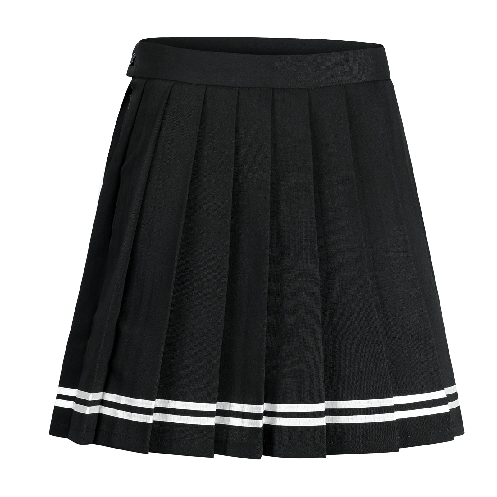 【送料無料】[Wolfmen] 日系 プリーツスカート タックスカート カワイイ フリフリ 制服スカート ミニ ..