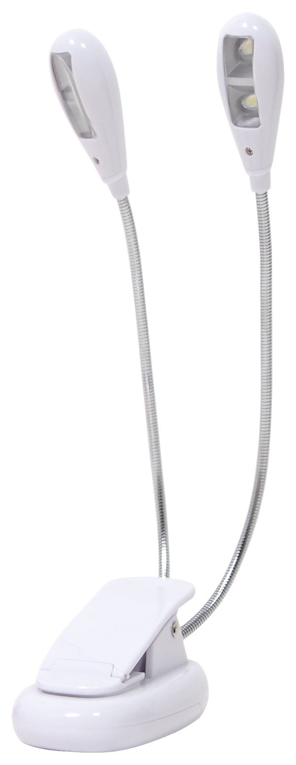 【送料無料】KC ケーシー キョーリツ 譜面台ライト グースネックタイプ 4LED(2LEDx2連) 明るさ調節可能..