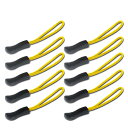 【送料無料】DYZD ジッパータブ ファスナー 交換用 ジッパープル 引き手 10個セット 色:yellow、サイズ:10P