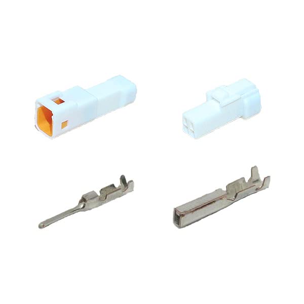 【送料無料】JST 日本圧着端子製造 025型 JWPF 防水 2極 カプラー・端子セット