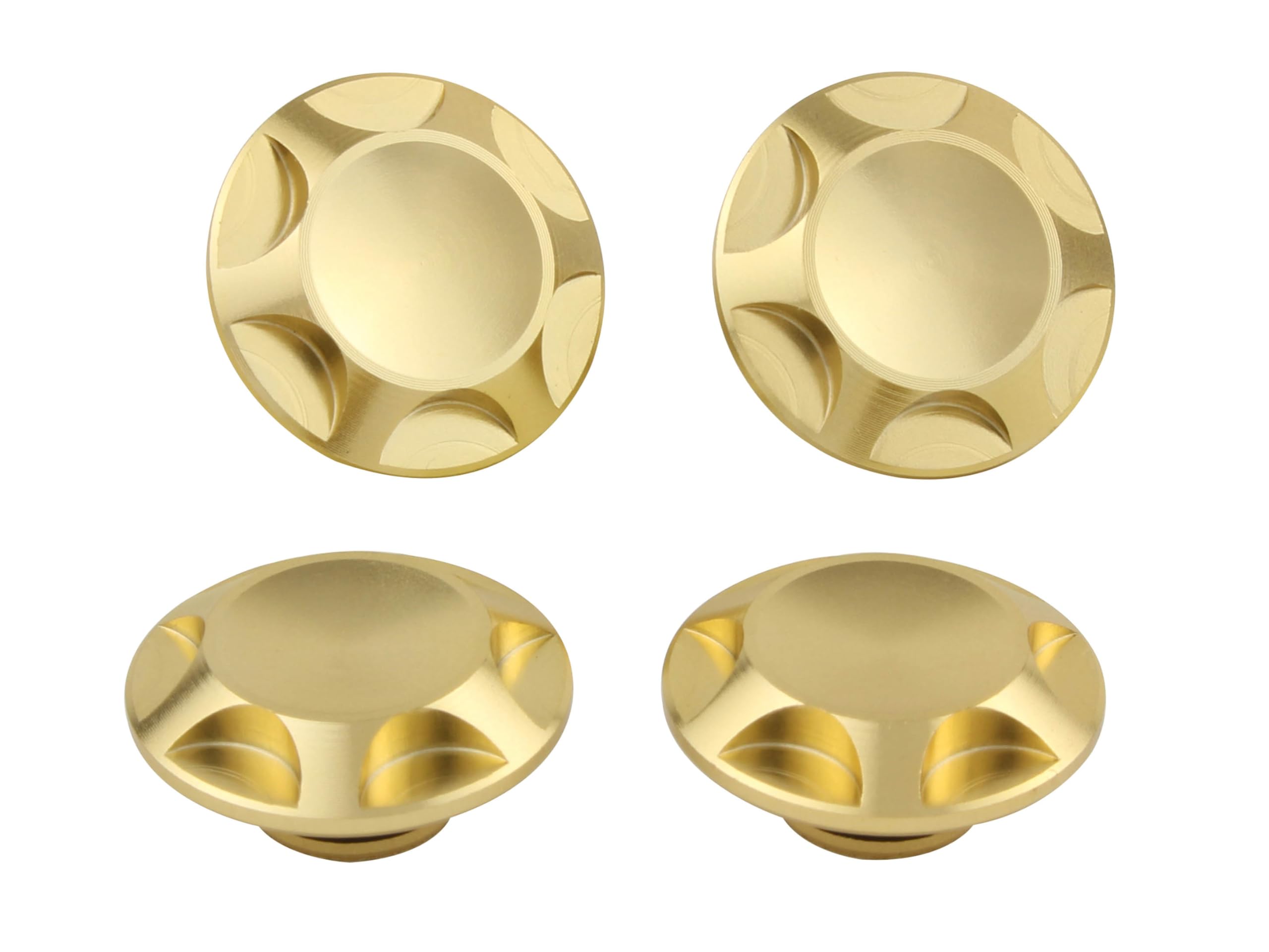 【送料無料】ポッシュ(POSH) バイク用品 キャップボルトカバー NASAタイプ M6用 色：シャンパンゴール..