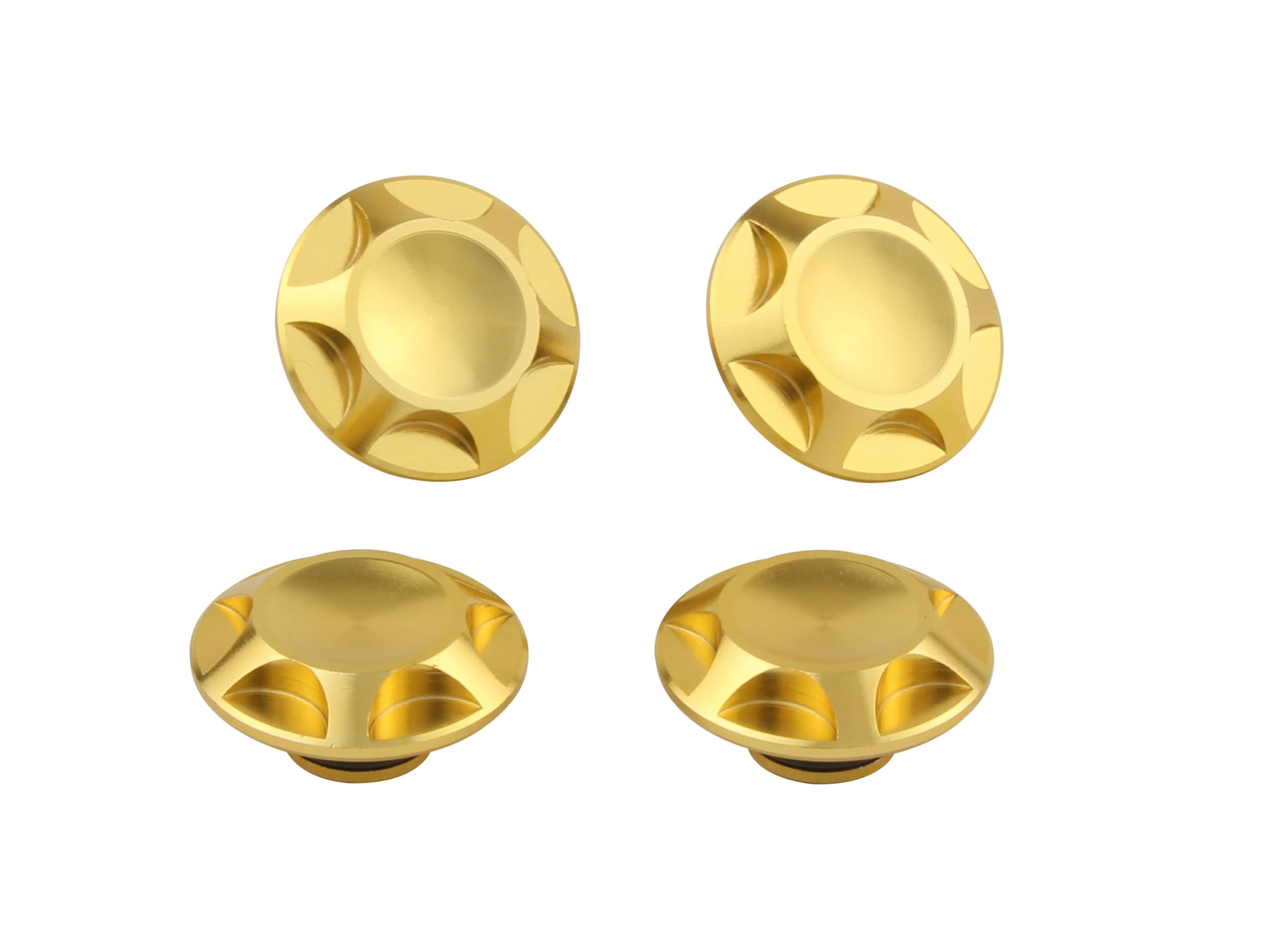 【送料無料】ポッシュ(POSH) バイク用品 キャップボルトカバー NASAタイプ M6用 色：シャンパンゴール..