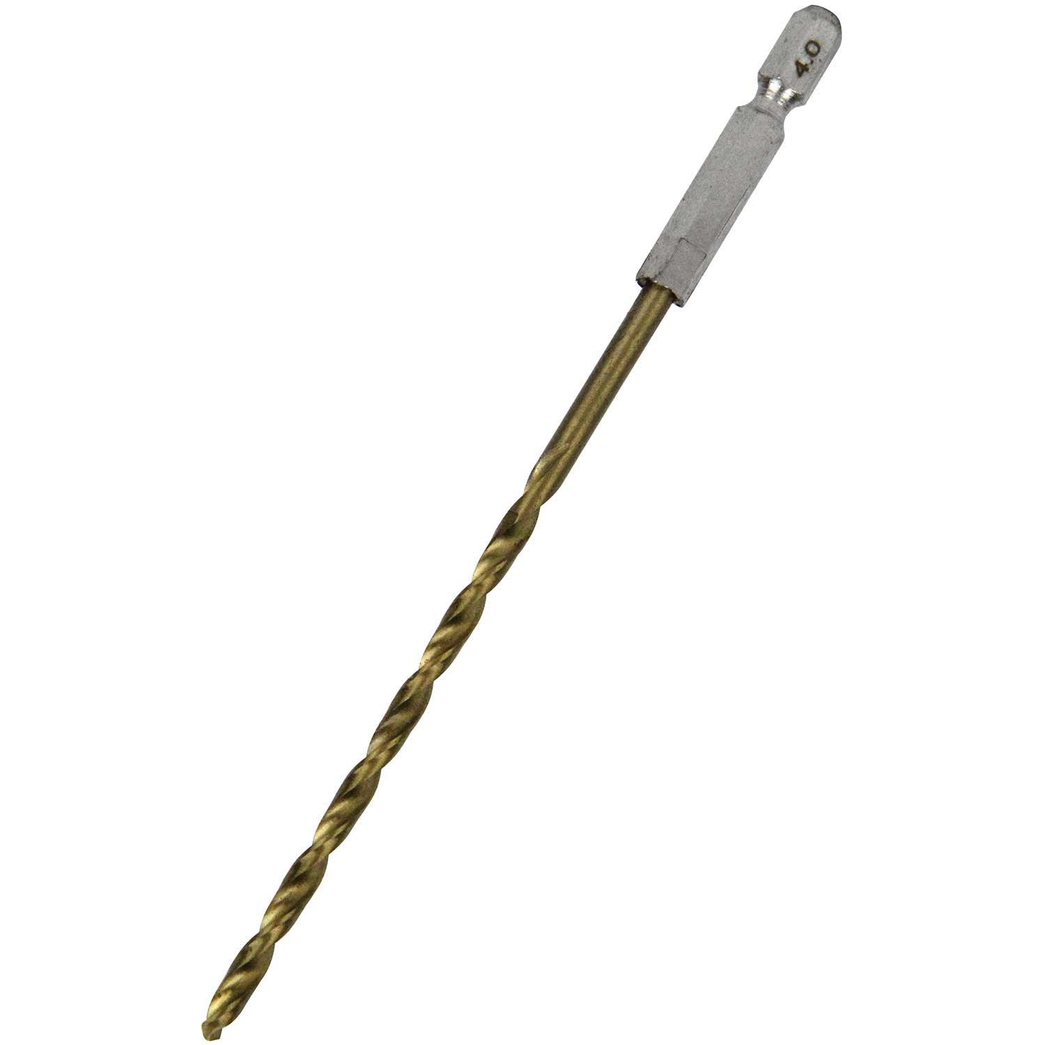 【送料無料】SK11 六角軸 鉄ドリル 微短/適長/極短/微長 1.~13.0mm 色：ゴールド、サイズ：4.0mm