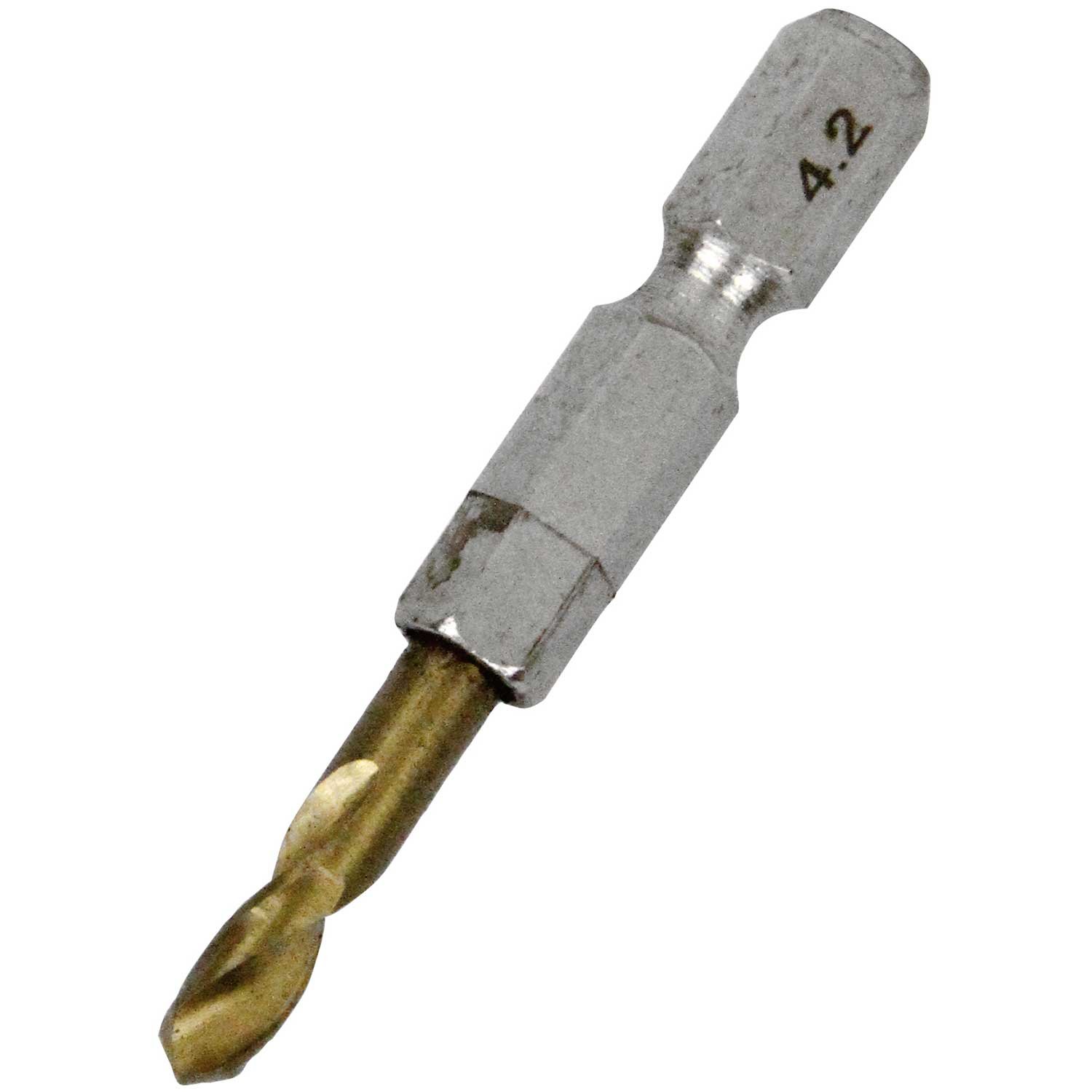 【送料無料】SK11 六角軸 鉄ドリル 微短/適長/極短/微長 1.~13.0mm 色：グレー、サイズ：4.2mm