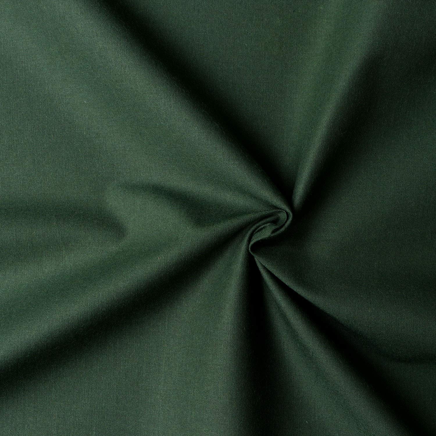 【送料無料】NBK エイティスクエア 無地 生地 綿100% シャーティング オフホワイト 色：フォレストグリ..