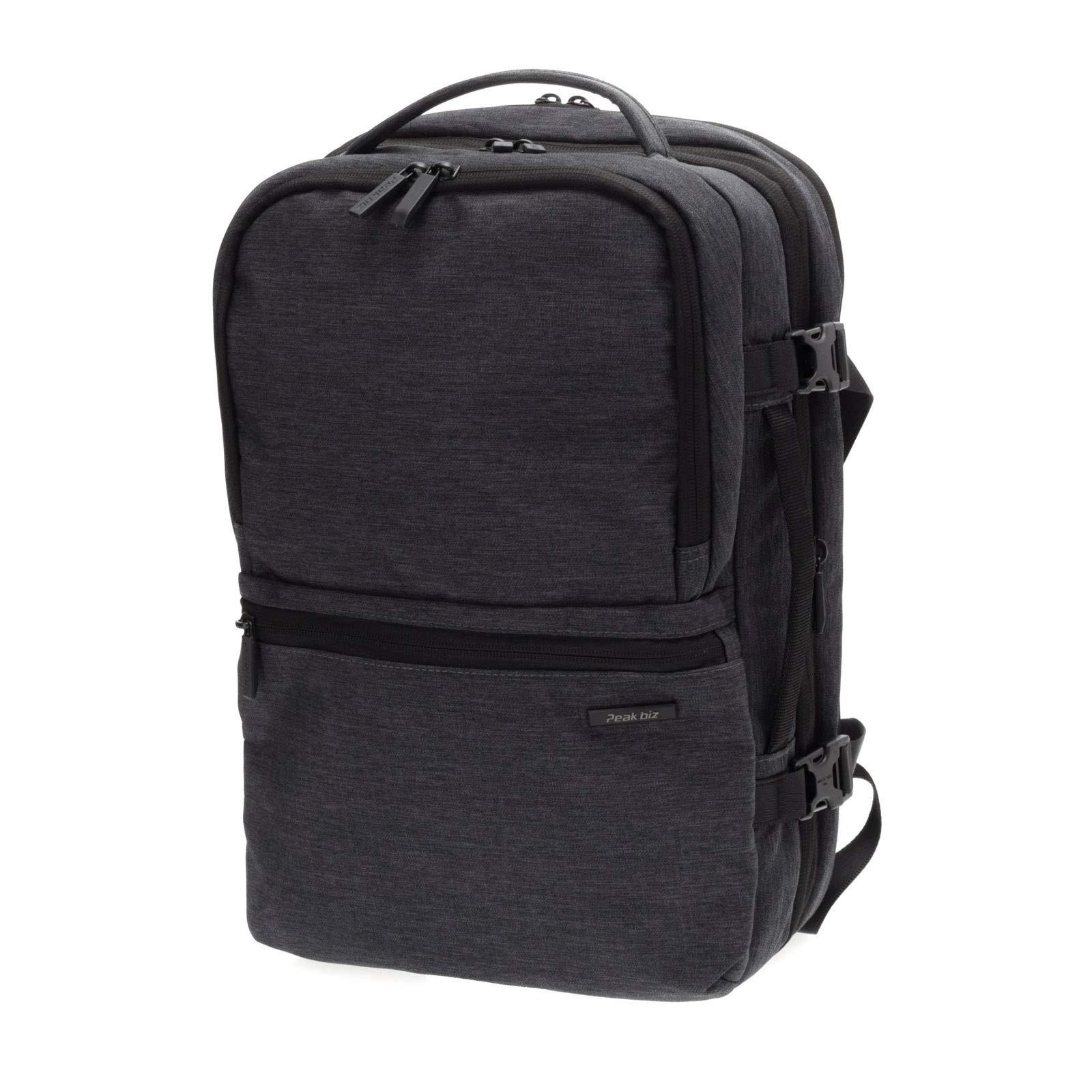 【送料無料】[ピークビズ] ビジネスリュック バックパック 色：ブラック、サイズ：7