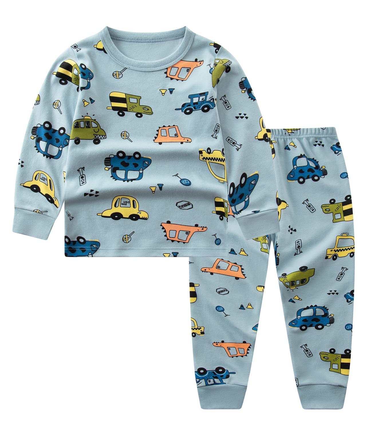 【送料無料】[G-UYO] パジャマ 上下セット 綿100% 男の子 長袖 トップス パンツ 子供服 カジュアル 女..