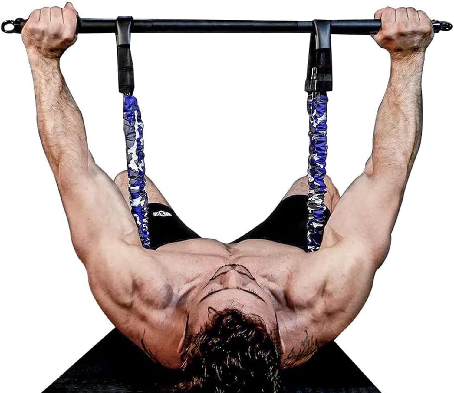 【送料無料】INNSTAR 調節可能なベンチプレスアシスタンス 取り外し可能チェストエキスパンダー 抵抗バ..