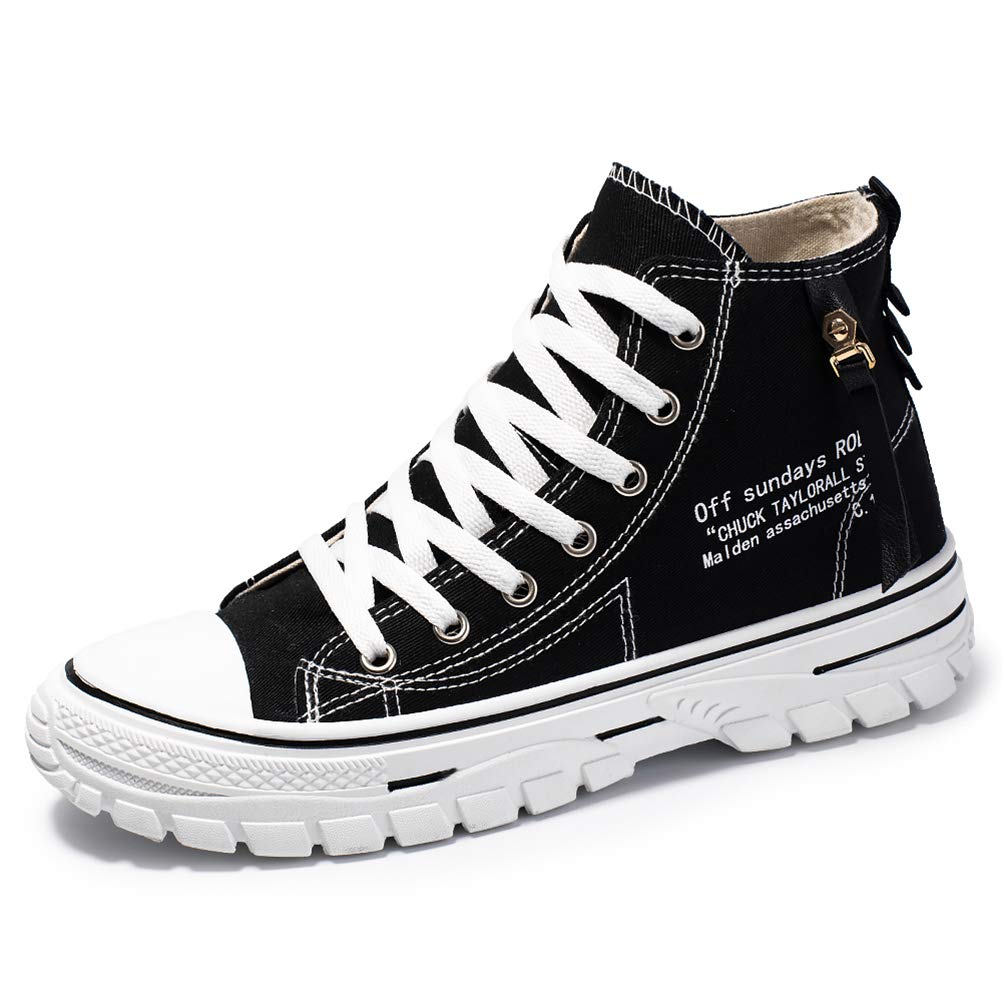 【送料無料】[Majisohiroka] 6cm 8cm身長アップ メンズ 背が高くなるシークレット スニーカー キャンバ..