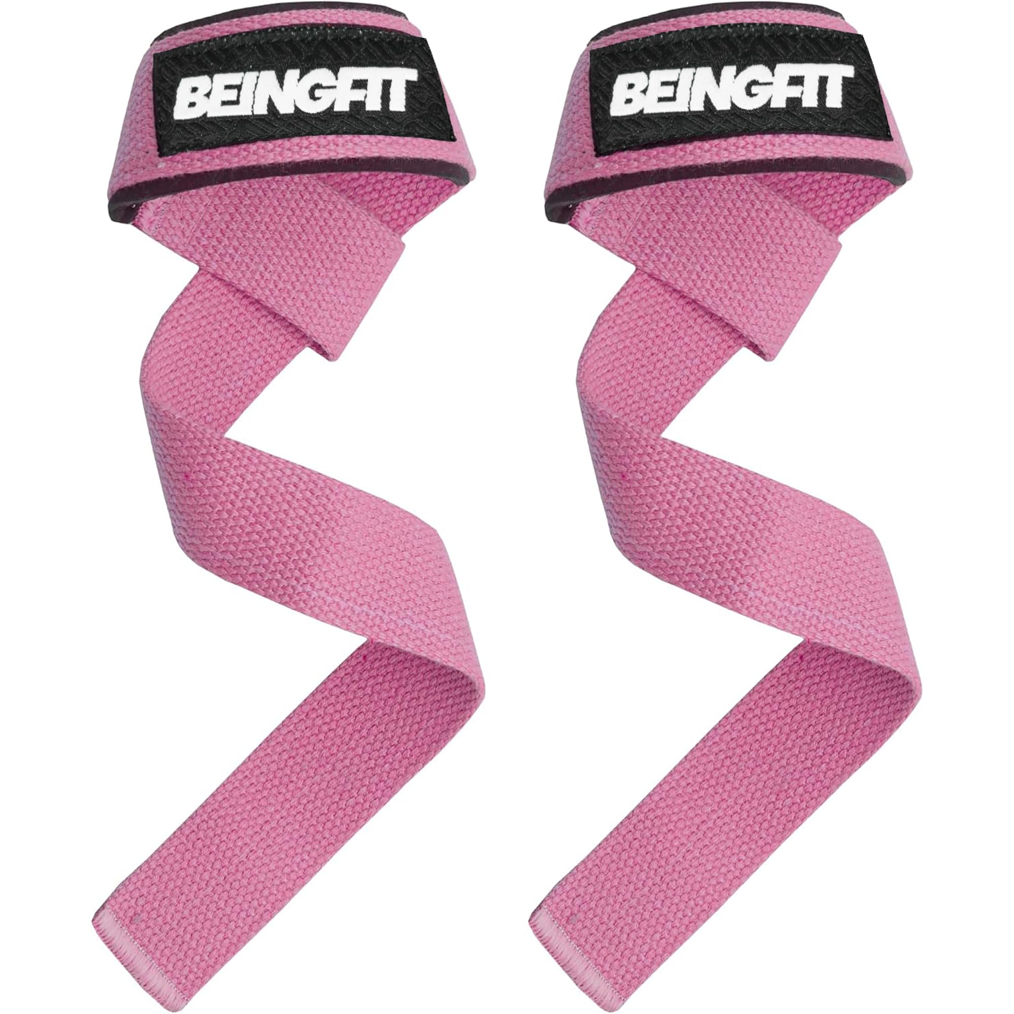 【送料無料】Beingfit リストストラップ 筋トレ リフティングストラップ 正規品 2個セット 60cm ベンチ..