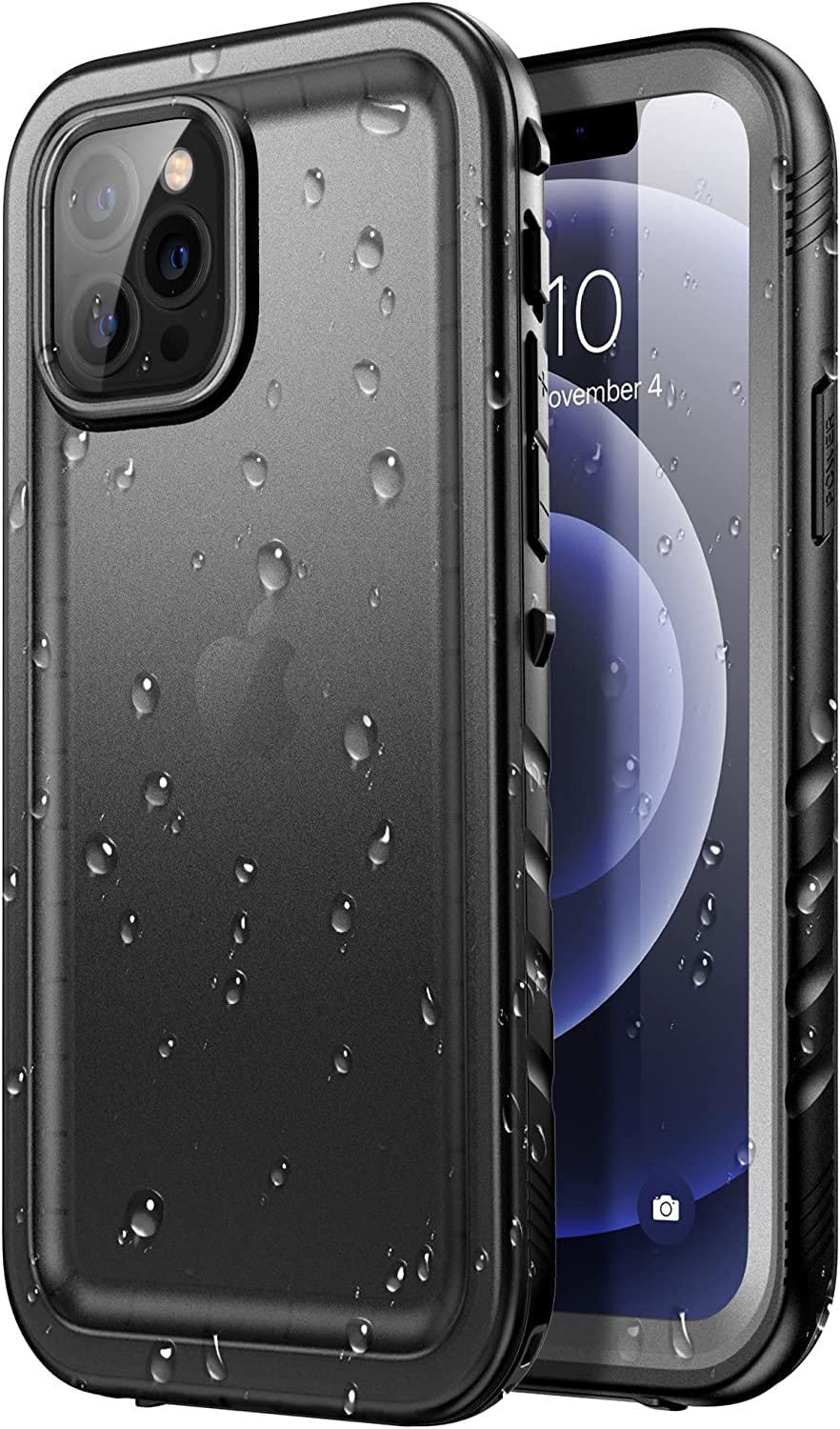 商品情報商品の説明主な仕様 【IP68規格＆完全防水】いPhone 12 Pro Max 防水ケースは完全密封で、IP68防水規格等級を取得しておりました。水深さ2mの水中に1時間まで水没できます。また 釣り、お風呂、夏のプール、雨の日、冬のスキーいろいろな場合でも、いつもで安心してご利用いいただけます。【耐衝撃＆全面保護】高品質PC材料を採用しており、耐衝撃性能が抜群です。高い所から落下して、衝撃を吸収できます。あなたのアイフォンをしっかりと防護してくれます。落下、衝撃、擦れ傷など一切心配ありません。【実用性】アイフォン 12 Pro Max 保護ケースは軽量で、デザインもオシャレです。実用性と美観性を兼ねて備えており、日常生活中での使用はもちろんです。スポーツ、旅行などにおいても活躍します。粉塵も中に入らない、砂や埃が舞う過酷な環境でもアイフォンを全面カバーして、ちゃんと保護しています。【操作便利】アイホン 12 Pro Max をワイヤレス充電器で急速充電します。ケースを付けたままで無線充電(QI)を行えます。タッチパネルは柔軟なTPU材料で作られ、感度が高くて、あらゆるの操作がスムーズにできます。フェイスID 認証も対応できます。音量調節あらゆる操作ができます。【品質】 本製品はご購入日より1年間のを提供いたします。もし品質に問題がありましたら、無料で交換、或いはすることをいたします。安心してご購入ください。