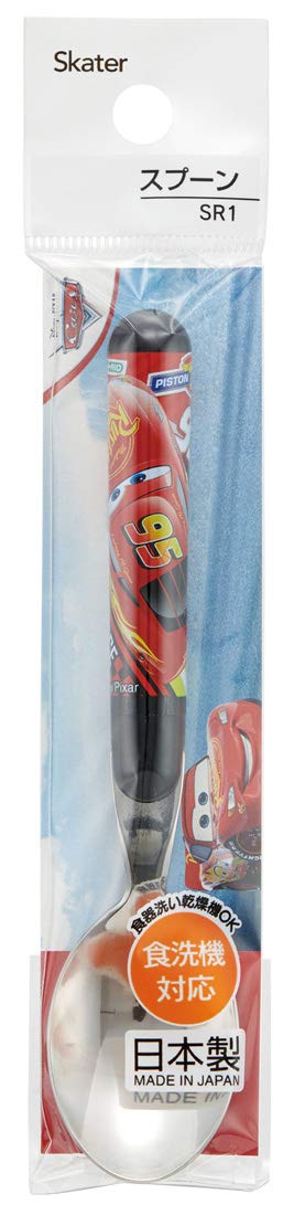 【送料無料】スケーター (skater) ステンレス製 子供用 スプーン フォーク キャラクター SR1 FR1 色:カーズ、サイズ:14cm