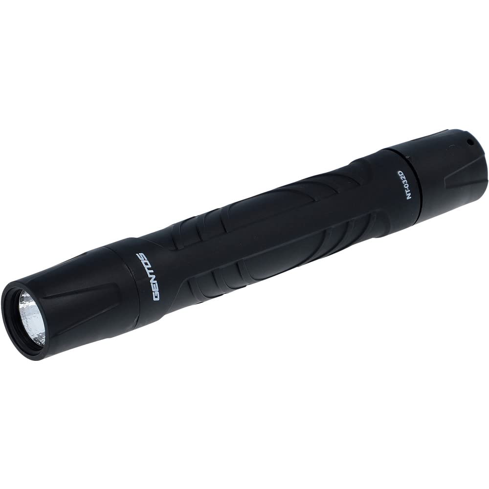 【送料無料】GENTOS(ジェントス) 懐中電灯 LEDライト 単3電池式 120~190ルーメン NT-031D/NT-032D 色：ブラック、サイズ：約直径23×153mm