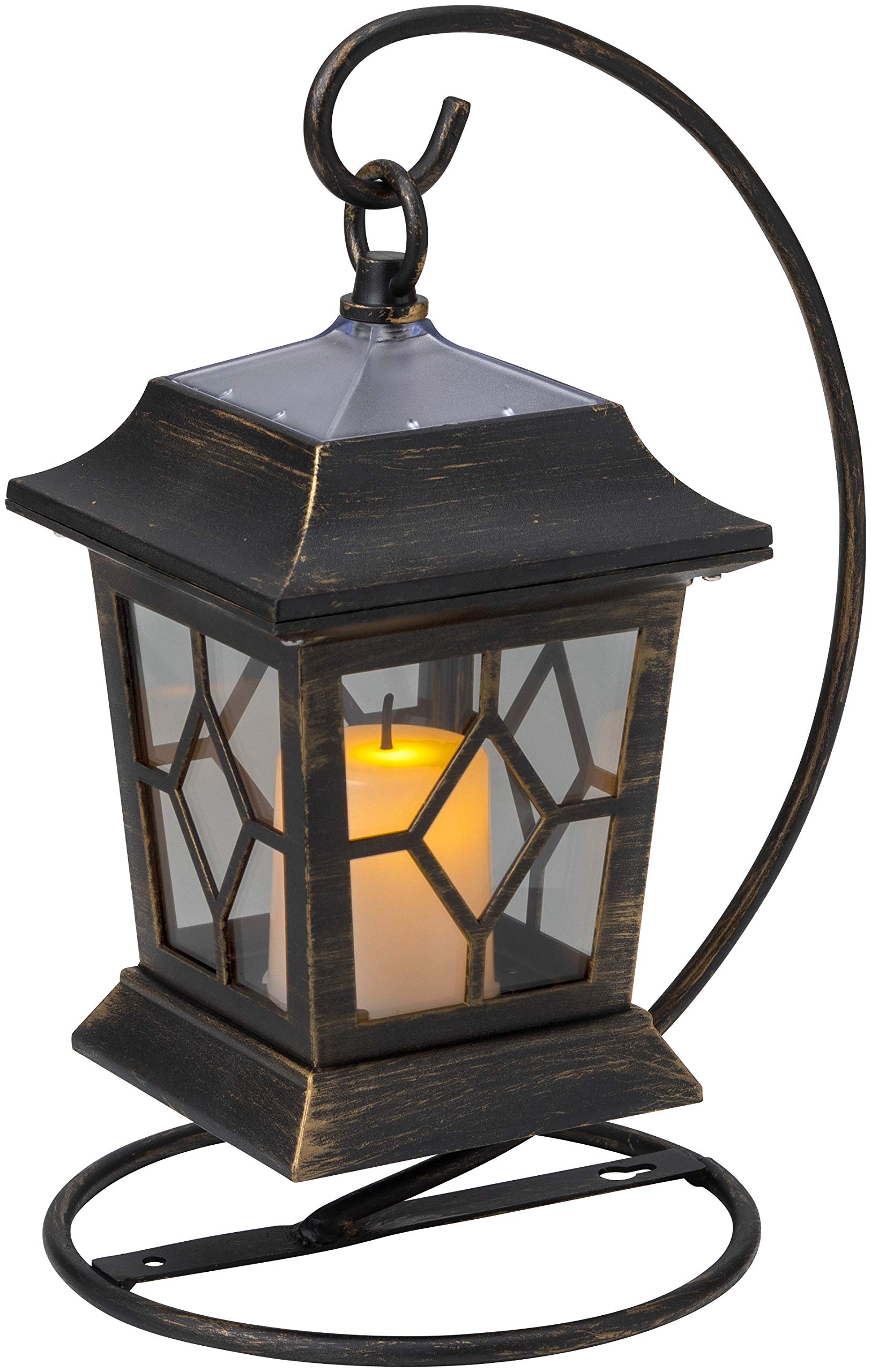 【送料無料】タカショー ソーラーライト ランタンライト 色：アンティークブラック、サイズ：1個 (x 1)