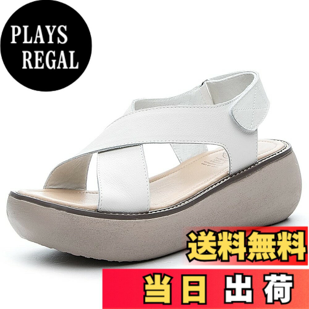 【送料無料】[MIDIRO] サンダル レディース カジュアル サンダル 本革 厚底 袴用 通学 通 ...