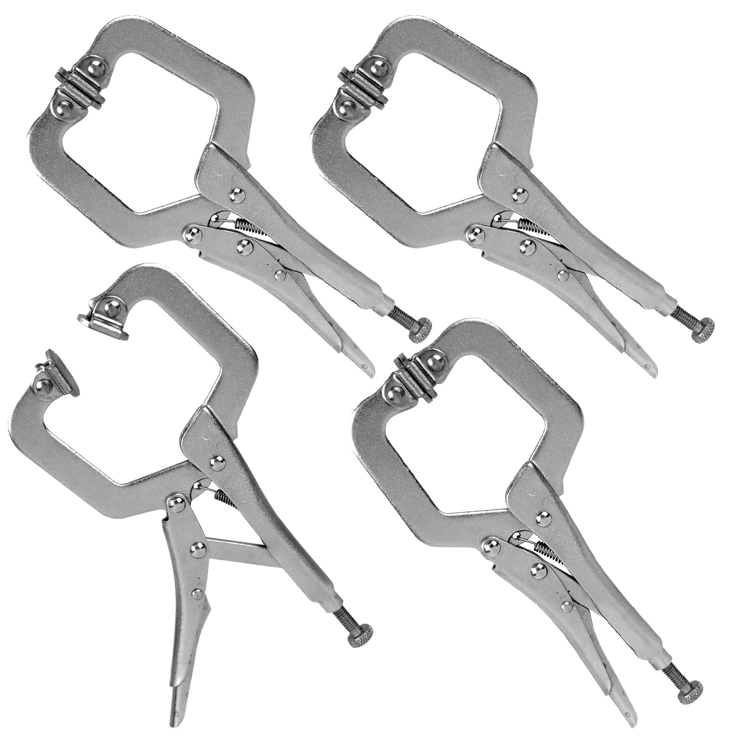 【送料無料】イーバリュー(E-Value) ロッキングプライヤー 色：C型(パット付)、サイズ：口開35mm