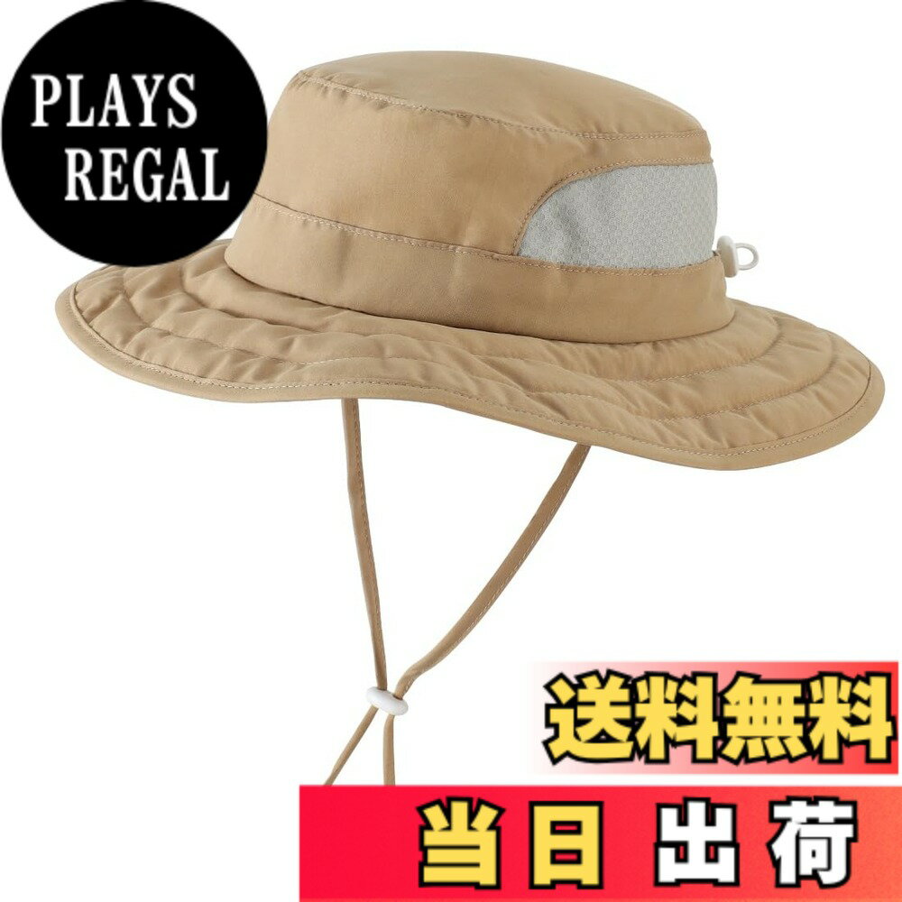 商品情報商品の説明主な仕様 UPF50+ 認定のプレミアムポリエステルを採用、有害紫外線を 98% 以上カットし、お子様のデリケートな肌を顔・首元までしっかり保護。真夏の強い日差しでも安心してお出かけ可能メッシュ素材とサイドベンチレーションホール、吸汗バンドを採用、汗を素早く蒸発させ、頭部のムレを徹底解消。長時間の使用でも蒸れない快適さを実現。brSサイズ（2-4歳）=頭囲50-52cm、とMサイズ（4-6歳）=頭囲52-54cmの2サイズ展開、帽子の後ろに調整紐が付き、お子様の頭囲に合わせた最適なフィット感を実現、成長に合わせてご使用いただけます安全バックルのある顎紐が付き、風の強い時でも吹き飛ばされる心配がなく、非常時に引っ張って安全バックルを自動的に取り外してお子様の首を締め付けることを防ぐ広さ6.5cmの柔らかいつばを採用、折りたたみで収納可能、簡単にバックパックに入れる。普段のお出かけはもちろん、通園、通学、海水浴、ビーチ遊び、ボート、ピクニック、釣り、旅行などのアウトドアの活動に最適、オススメ