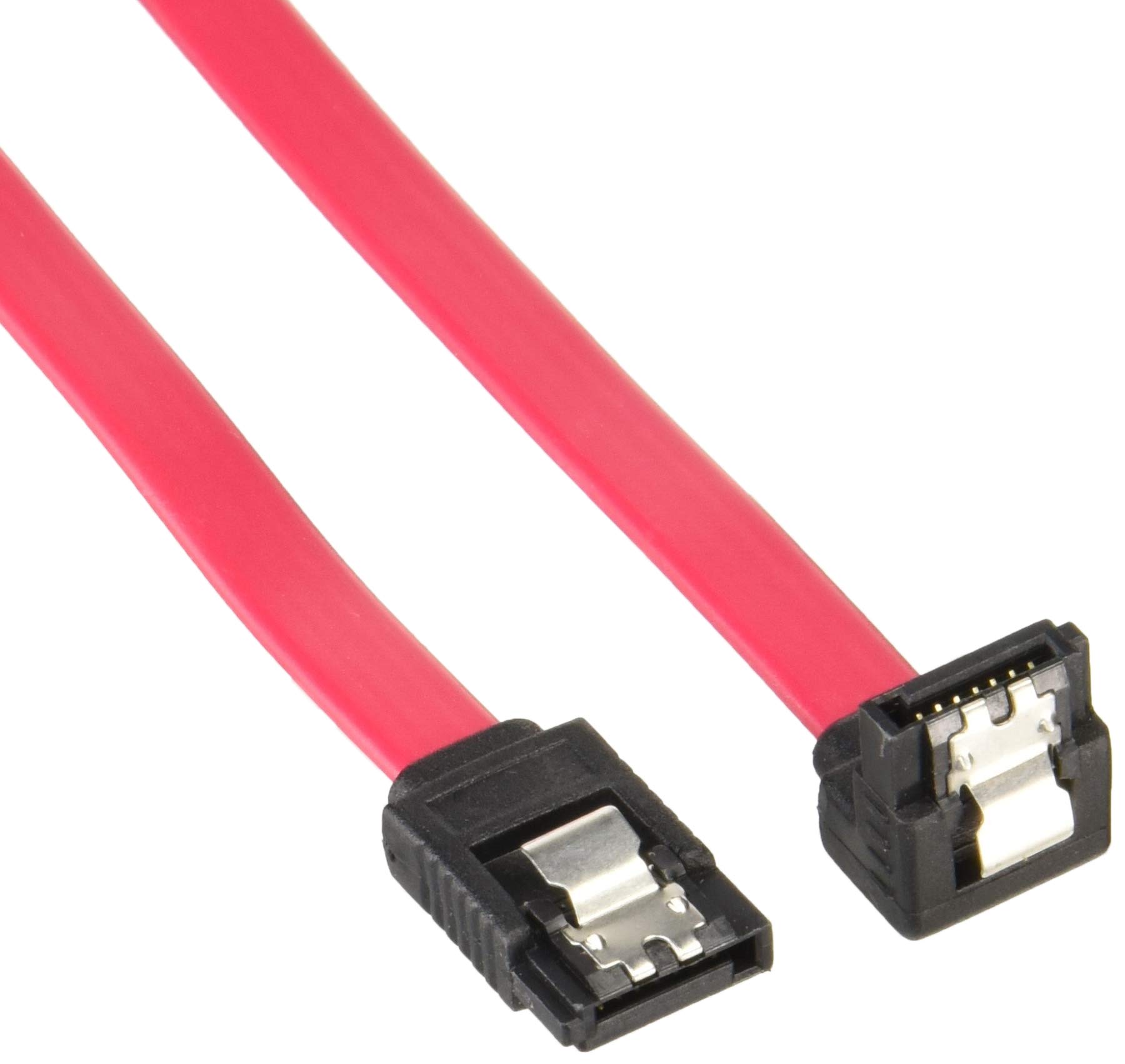 【送料無料】変換名人 SATA2(3Gbps対応)ケーブル I - L ロック付 サイズ：90cm